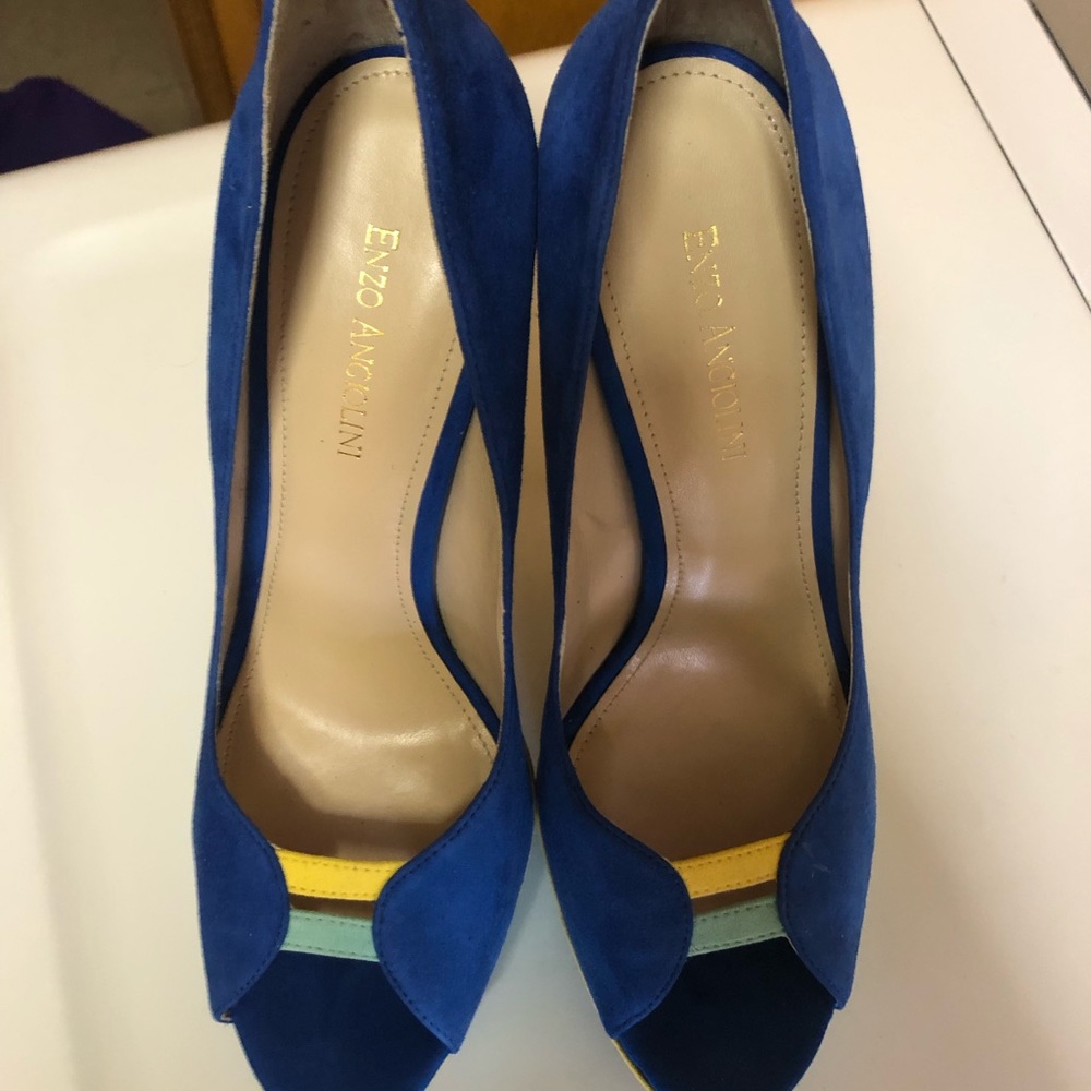 Enzo Angiolini Peep Toe Pumps